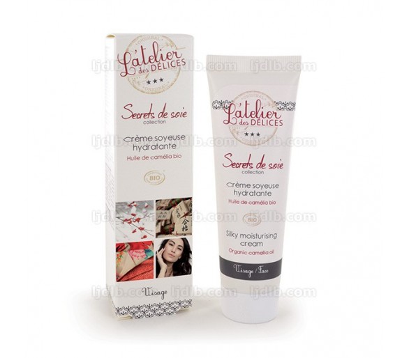 Crème Soyeuse Hydratante Secrets de Soie - Atelier des Délices - Tube 50ml