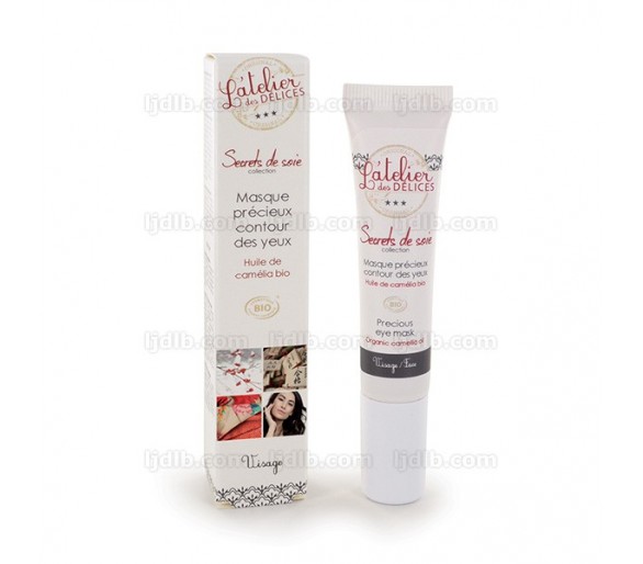 Masque Précieux Contour des Yeux Secrets de Soie - Atelier des Délices - Tube 15ml