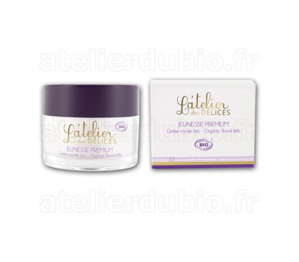 Jeunesse Premium Gelée Royale Bio Atelier des Délices - Pot 50ml