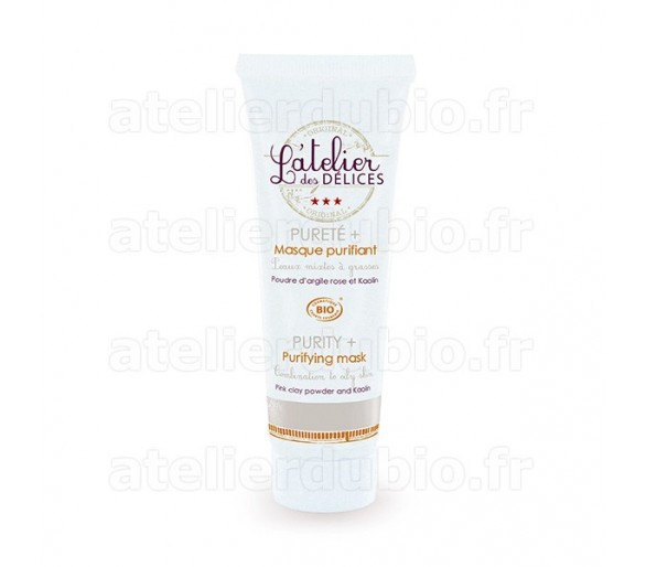 Masque Purifiant Ligne Pureté Plus - Atelier des Délices - Tube de 50ml