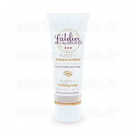 Masque Purifiant Ligne Pureté Plus - Atelier des Délices - Tube de 50ml