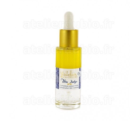 Complexe Peaux Mixtes Terre Indigo 110168 Atelier des Délices - Flacon pipette 30ml