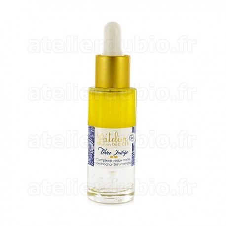 Complexe Peaux Mixtes Terre Indigo 110168 Atelier des Délices - Flacon pipette 30ml